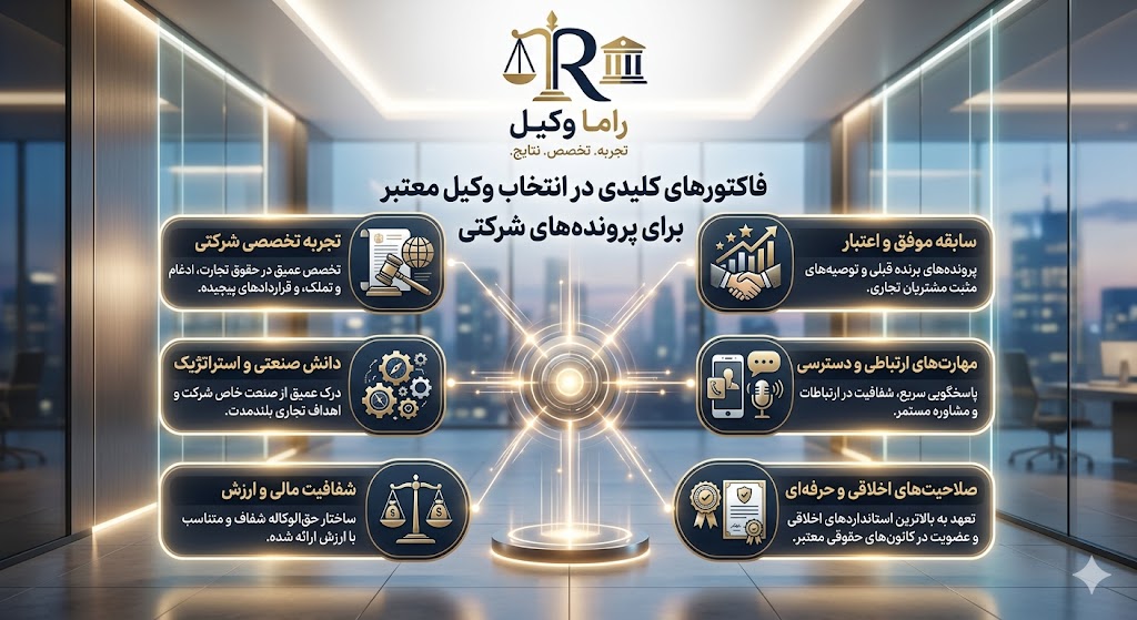 بررسی موانع قانونی و چالشهای حقوقی کسبوکارها در سال ۱۴۰۵ فاکتورهای کلیدی در انتخاب وکیل معتبر برای پروندههای شرکتی