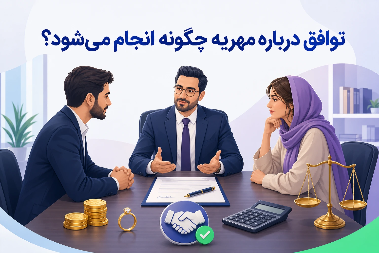 توافق درباره مهریه چگونه انجام می‌شود؟