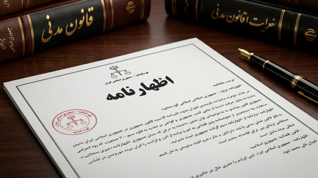 راهنمای جامع تنظیم اظهارنامه قضایی؛ نکات حقوقی مهم + نمونه متن مطالبه وجه